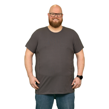 Alca Easy-Going 1-Pck Men T-Shirt O-Neck Dark Grey 8XL