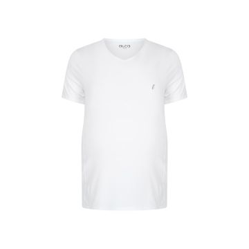 Alca Easy-Going 2-Pck Men T-Shirt V-Neck White 6XL
