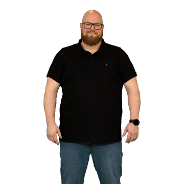 Alca Stylish 1-Pck Men Polo Shirt Black XXL