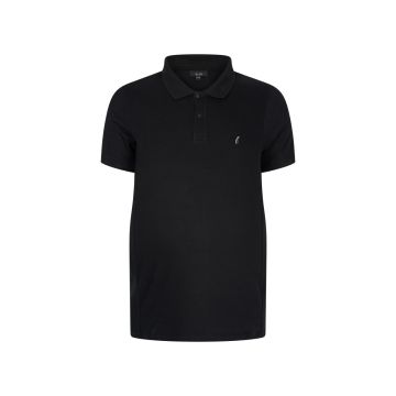 Alca Stylish 1-Pck Men Polo Shirt Extra Long Black 6XL